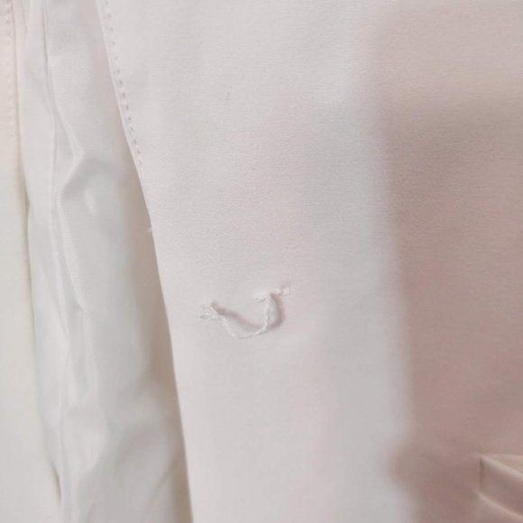 BLVD White Button Front Collar Vest NEW S - Picture 5 of 5